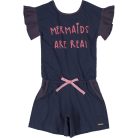 Quimby Mermaids sötétkék kislány playsuit