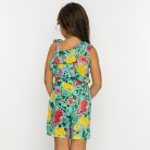 Cichlid Nagyvirágos kék kislány playsuit