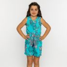 Cichlid Ananászos kék kislány playsuit