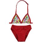 Civil Tropical piros bikini kislány szett