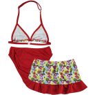 Civil Tropical piros bikini kislány szett