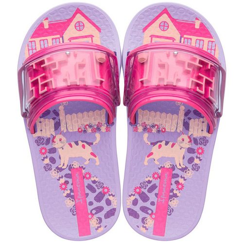 Ipanema Labirinto Slide Kids lila gyerek papucs