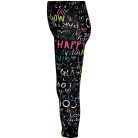 Lovetti Feliratos fekete lány leggings