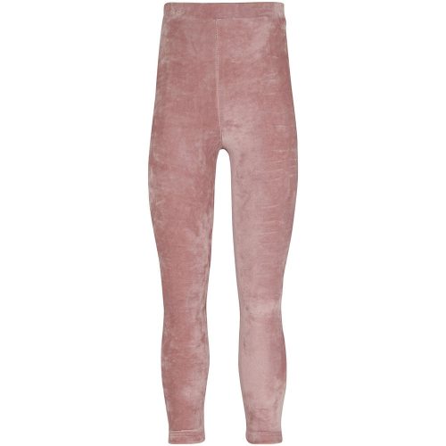 Lovetti Púderrózsaszín bársony lány leggings