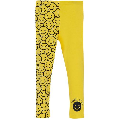 Lovetti Smile sárga kislány leggings 