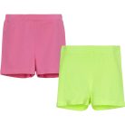 Lovetti Pink-neon sárga lány short szett