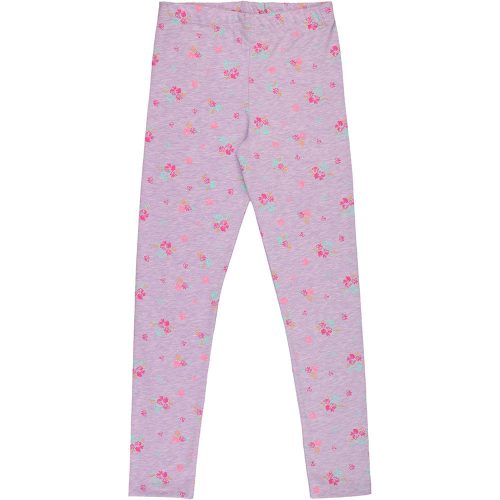 Timikids Virágos lila lány leggings