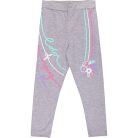 Timikids Feliratos-virágos szürke kislány leggings