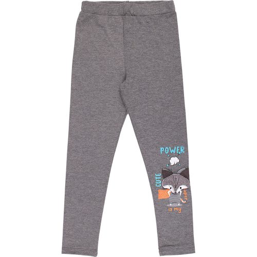 Timikids 3D Rókás grafit kislány leggings