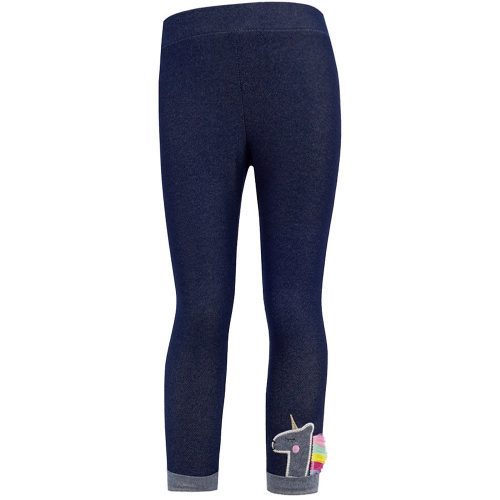 Timikids 3D Unikornis sötétkék kislány leggings