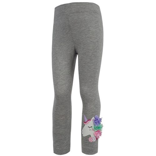 Timikids 3D Unikornis szürke kislány leggings