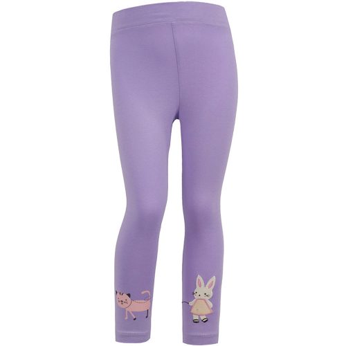 Timikids Nyuszis-cicás lila kislány leggings